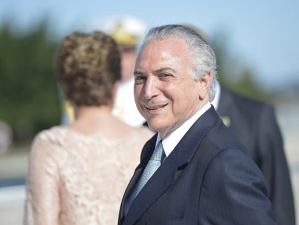 Michel Temer est‡ efetivado na Presidncia da Repœblica