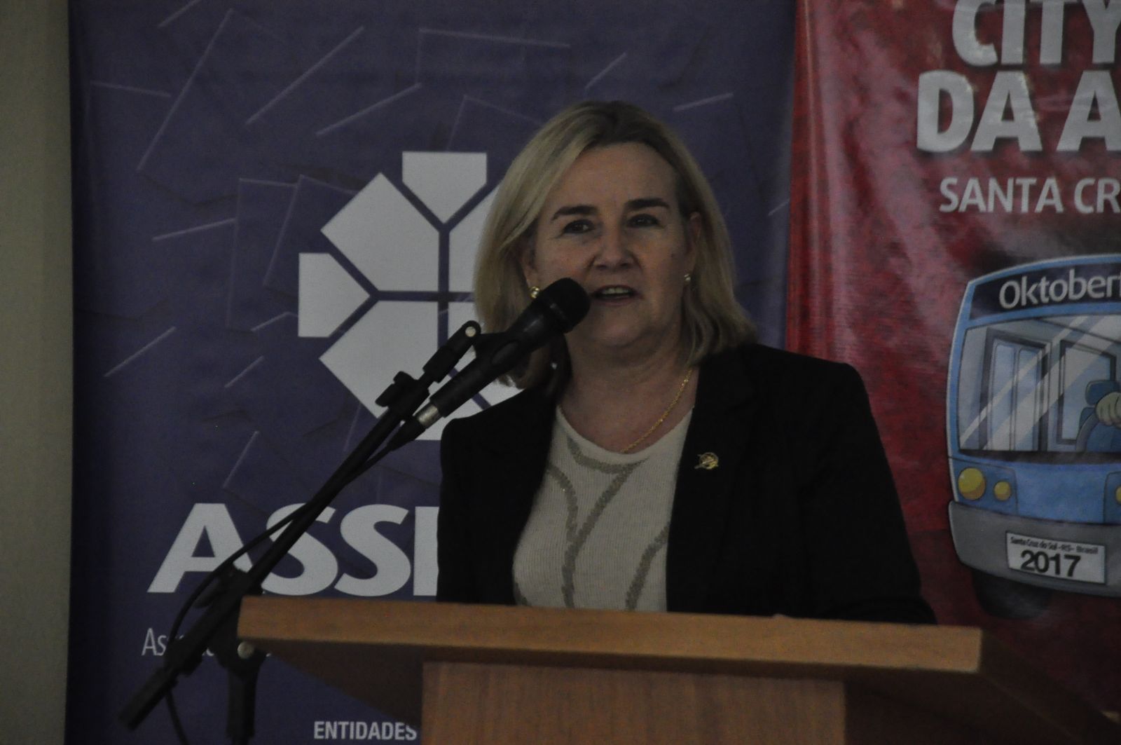 A turismóloga Silvani Frantz apresentou a novidade ao público