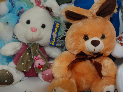  Para quem adora pelœcia, os coelhos chegaram especialmente para a data