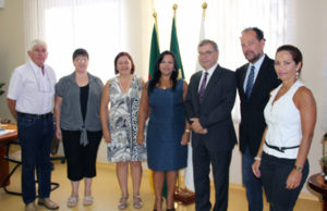 Kelly Moraes recebe cônsul alemão