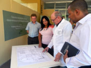 Ana Nery inicia obra para nova recepção