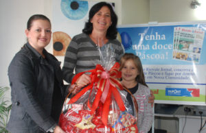 Entregue a cesta de páscoa do Riovale Jornal