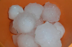 Granizo: ontem foi dia de reparos em Monte Alverne