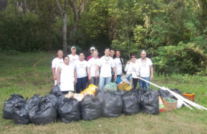 Cachoeira do Acesso Grasel ganha limpeza