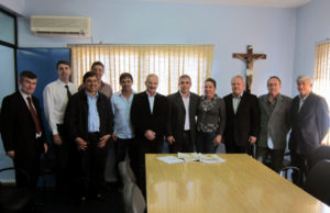 Dirigentes da Unimed VTRP visitam a Prefeitura de Charqueadas