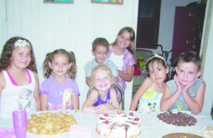 Comemorando com Thais