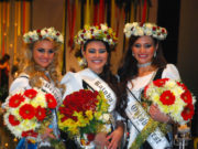 Thainã, Joana e Rosimere são as novas rainha e princesas da 28ª Oktoberfest