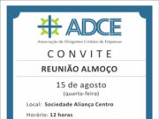 ADCE promove reunião almoço