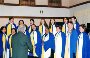 A música cantada em coral