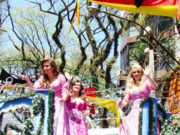 Desfile temático "Trabalho, Cooperação e Fé"