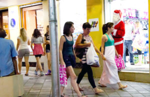 Vendas na semana de Natal crescem 5,1% em todo o país