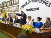 Prefeito eleito de Santa Cruz, Telmo Kirst já tomou posse