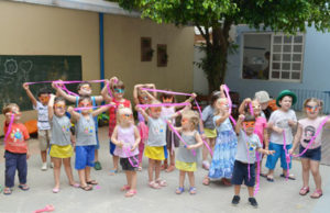 Escolinha Alegria em ritmo de Carnaval