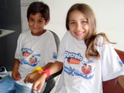 Lazer nas férias para as crianças do Menino Deus