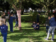 Praça Getúlio Vargas ganha novo colorido