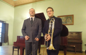 Recital de trombone e pianopara encerrar o domingo