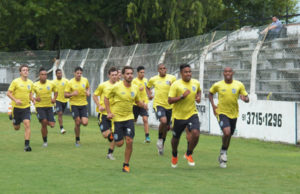 Galo voltou aos treinos nesta segunda-feira