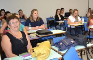 Idosos de volta à sala de aula na Unisc