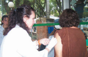 Até ontem, 76% do público alvo havia se vacinado