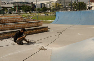 Pista de skate passa por obras