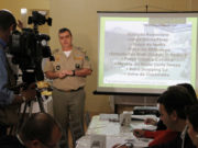 Brigada Militar apresenta planejamento da segurança para a Copa do Mundo à impre