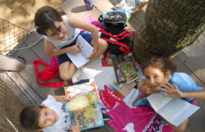 Um piquenique diferente incentiva a leitura