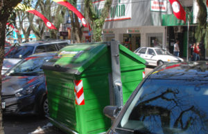 300 contêineres serão instalados para coleta de lixo