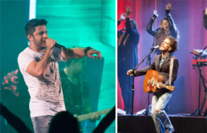 Nando Reis e Cristiano Araújo agitaram Arena de Shows
