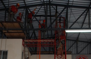 Bombeiros: torre de treinamento em altura é inaugurada