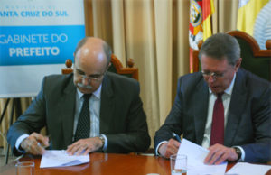 Assinado acordo entre a AES Sul e a Prefeitura