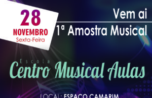 Escola Centro Musical Aulas promove amostra musical beneficente