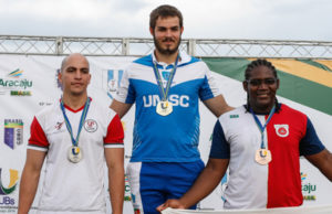 Victor Maier, da Unisc, é campeão no JUBs, em Sergipe