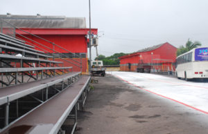 Estrutura do parque está pronta para o Carnaval