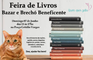 Quem quer gato? promove feira de livros usados
