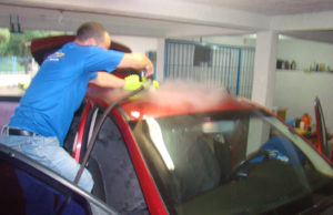 Uma nova maneira de lavar carros