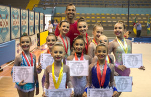 Ginastas do Mauá se destacam na terceira etapa do Estadual 2015