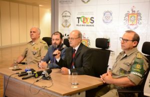 Segurança apresenta os novos chefe de Polícia e subcomandante da BM