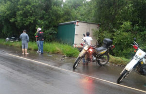 Viatura da Susepe sofre acidente em Cachoeira do Sul