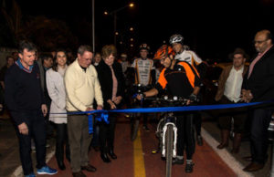 Inaugurada ciclovia no Arroio Grande