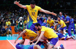 Brasil é TRI no vôlei masculino