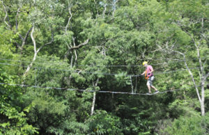 Parque aberto para a aventura