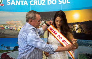 Candidata ao Musa do Sol visita prefeito Telmo