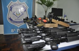 Delegacia Penitenciária em Santa Cruz recebe armamentos