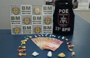 POE apreende drogas no Senai