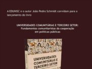Universidades Comunitárias são tema de livro