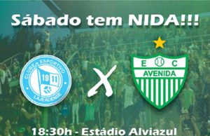 Avenida mobiliza torcida para jogo decisivo em Lajeado