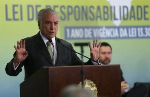 Temer recebe denúncia da PGR