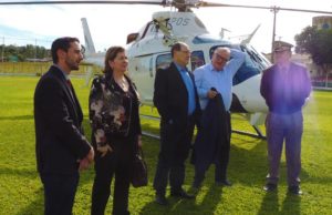 Novo Cabrais: Governador inaugurou rótula