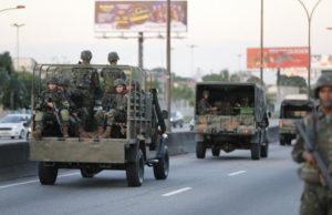 Militares já estão operando nas ruas e avenidas do Rio