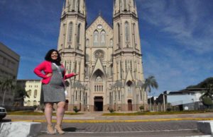 Miss Rio Grande do Sul: Modelo plus size representa Santa Cruz